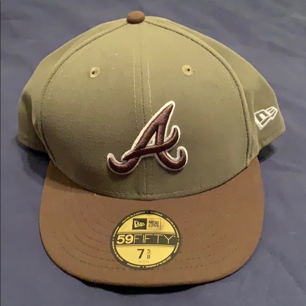 Atlanta Braves Hat New Era 59Fifty 7 5/8 NWT
